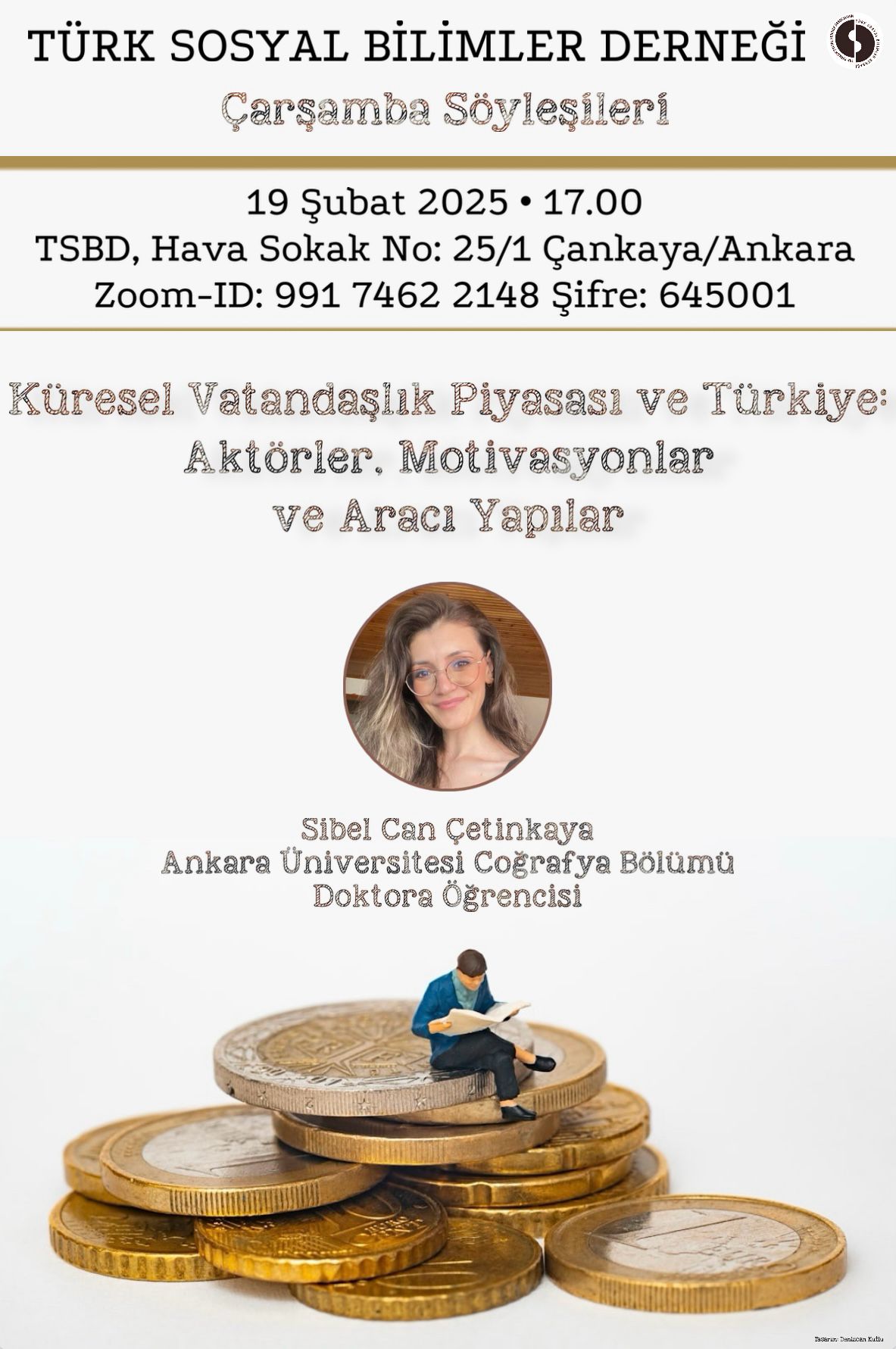 Çarşamba Söyleşileri – 19 Şubat 2025 – 17:00 – TSBD