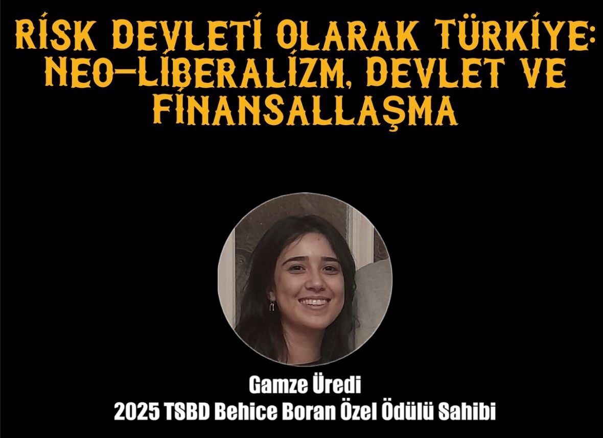 Çarşamba Söyleşileri | “Risk Devleti Olarak Türkiye: Neo-liberalizm, Devlet ve Finansallaşma” – Gamze Üredi (17 Aralık 2025) | YouTube Kaydı Eklendi